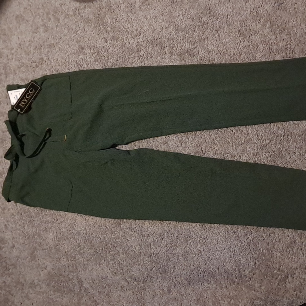 Dark green woman's dress pants